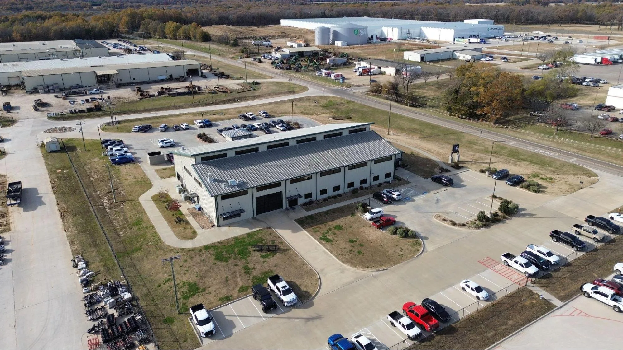 image1 Aerial view of the Diamond C Headquarters Building in Mt. Pleasant Texas