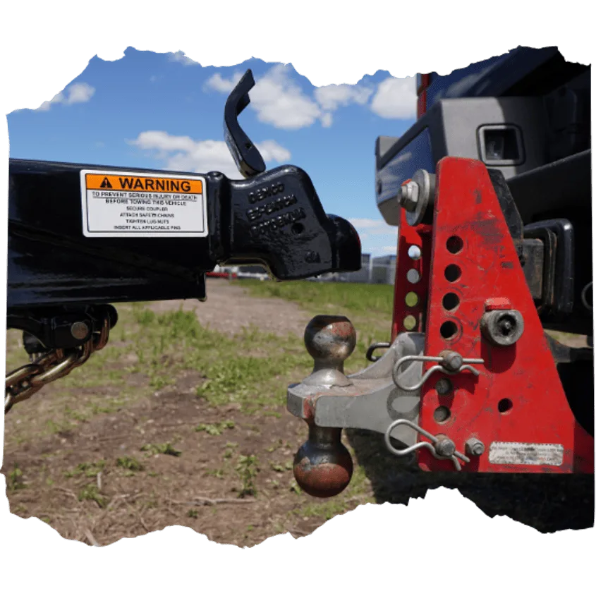 how to attach a trailer to a ball hitch