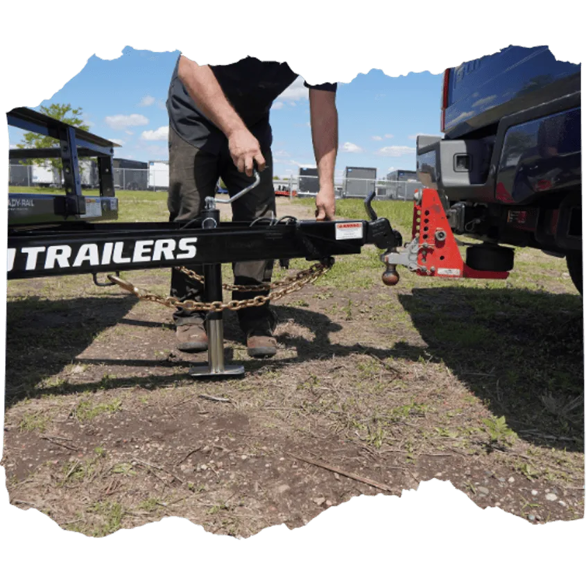 how to attach trailer to hitch step 5 attach trailer