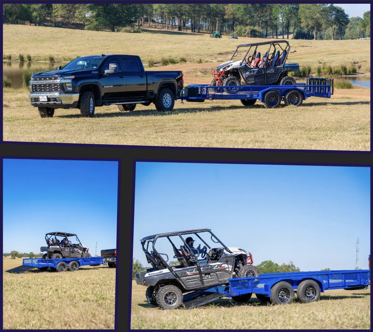 Diamond C’s tandem axle utility trailer with bi-fold gate