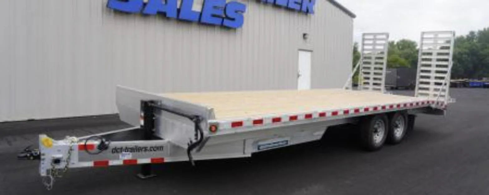DCT aluminum equipment trailer in stock at Central Trailer Sales — DCT dealer in East Bethel & Jordan, MN