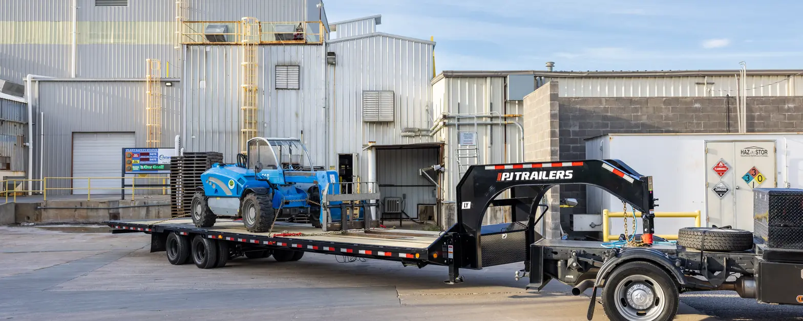 PJ Trailers dealer — PJ trailer in use