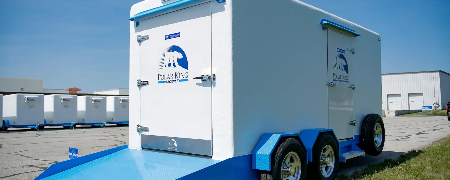 Polar King dealer — Polar King mobile refrigerated trailer